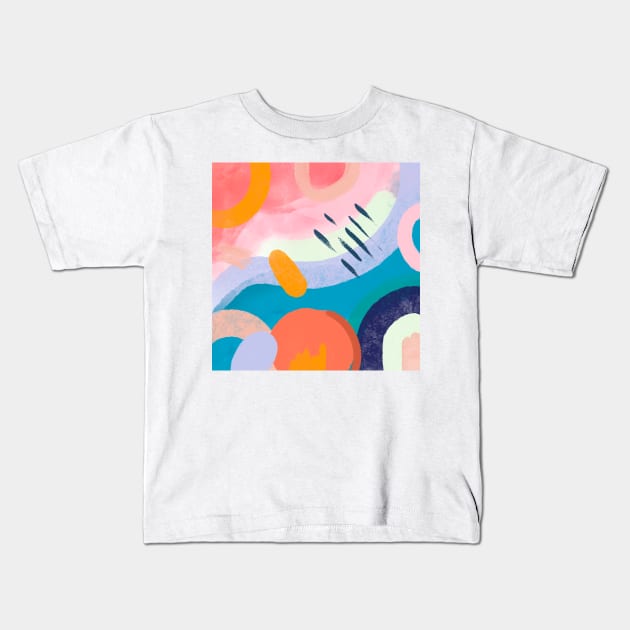 WATERCOLOR PARADISE Kids T-Shirt by AS.PAINTINGS